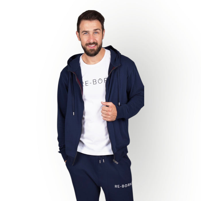 Men collection for multi sports apparel RE-Born sports crew tops full zip hoody and joggers and trackpants