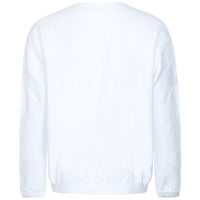 Re-Born Sports Dames ronde hals logo trui wit achterkant O-1814-1