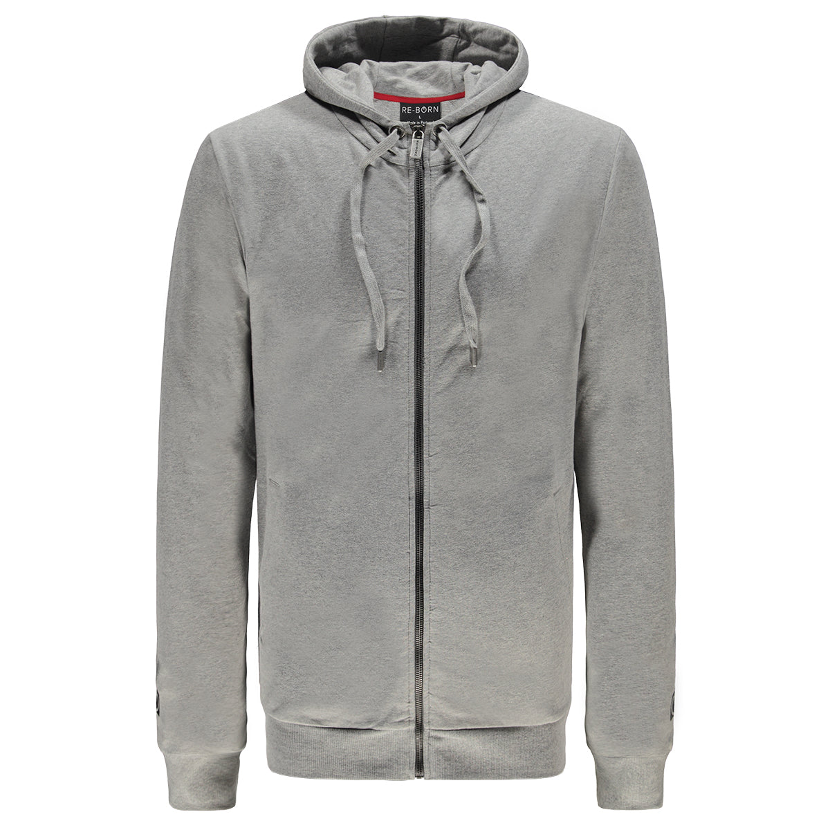 Re-Borns-Sport-capuchon-trui-met-rits-grijs-voorkant-M-1816-1